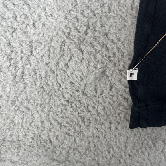 James Perse T-Shirt Mens XXL Size 5 Black V Neck 100% Combed Cotton MLJ3352 - Picture 4 of 10